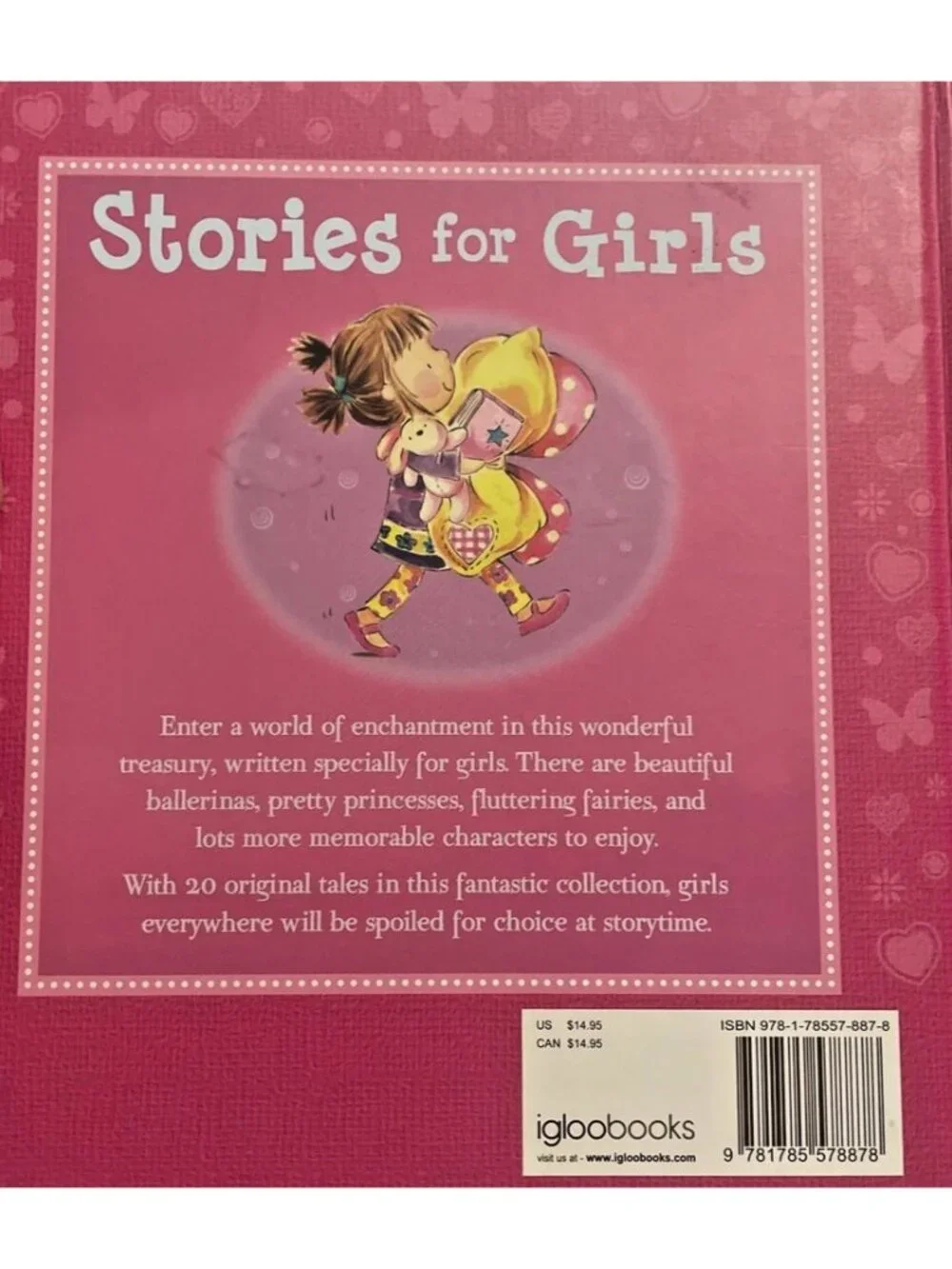 Stories For Girls 20 Sweet Stories For Perfect Bedtime HCV VTG Book Igloobooks